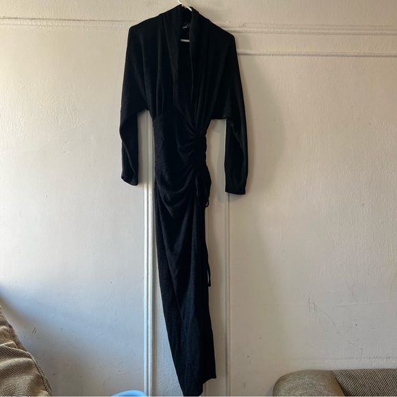 Line + Dot Ariel Gown black size XSmall - Picture 2 of 14